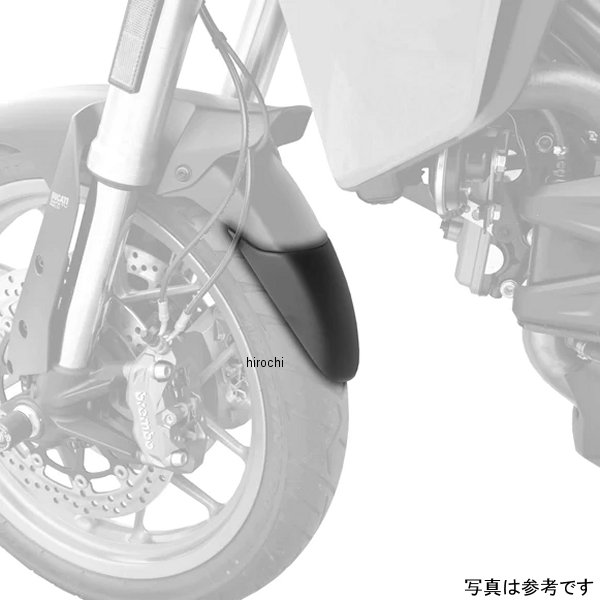 055157 ピラミッドプラスチック Pyramid Plastics 延長フェンダー ショート 16年-20年 Multistrada 1200 Enduro 黒