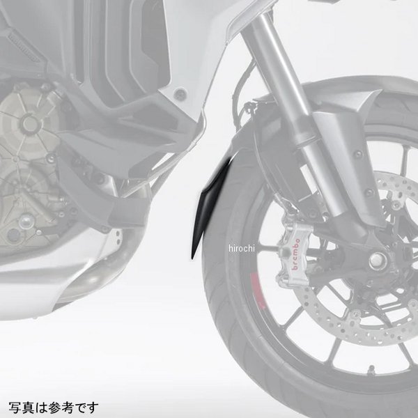 055159 ピラミッドプラスチック Pyramid Plastics 延長フェンダー ショート 21年-22年 Multistrada V4 黒