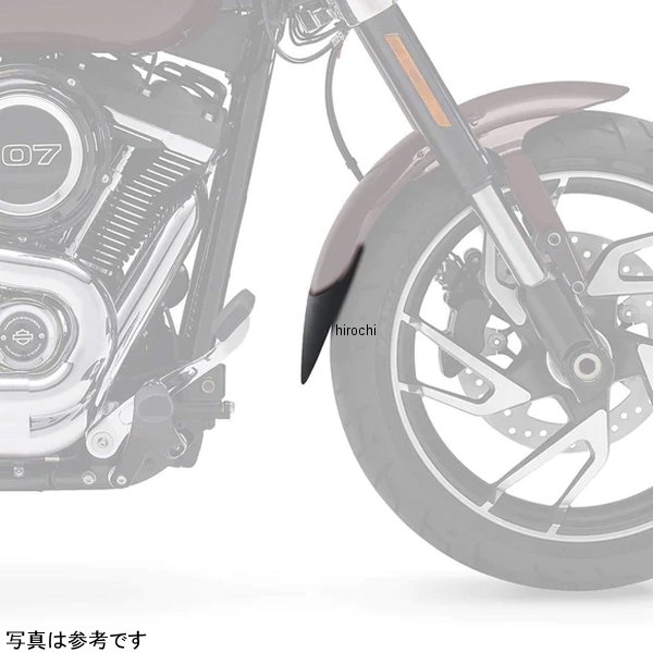 058695 ピラミッドプラスチック Pyramid Plastics 延長フェンダー ショート 20年-22年 Softail Low Rider S 黒