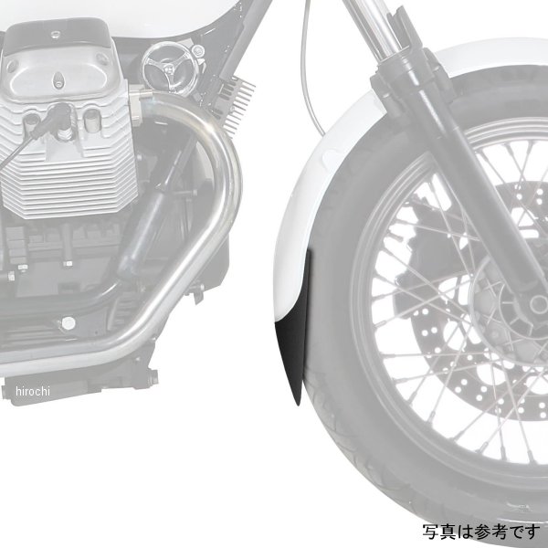 058720 ピラミッドプラスチック Pyramid Plastics 延長フェンダー ショート 08年-16年 モトグッチ V7 II Stone 黒