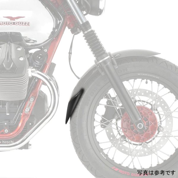 058731 ピラミッドプラスチック Pyramid Plastics 延長フェンダー ショート 15年-17年 モトグッチ V7 II Clubman Racer 黒