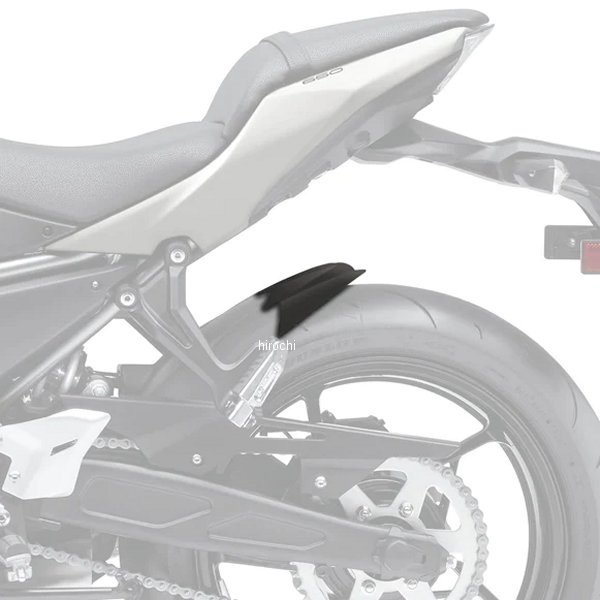 073877 ピラミッドプラスチック Pyramid Plastics ハガー エクステンション 21年-22年 カワサキ Z650RS マットブラック