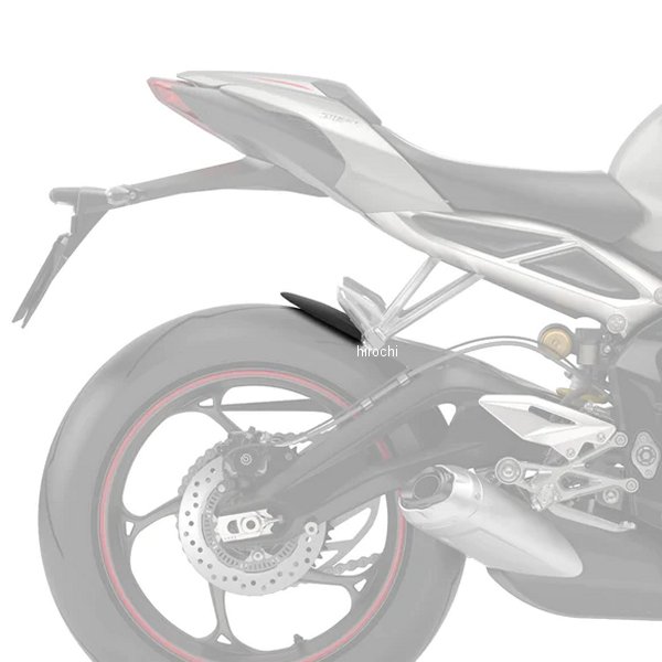 076812 ピラミッドプラスチック Pyramid Plastics ハガー エクステンション 17年-22年 Street Triple765 R マットブラック