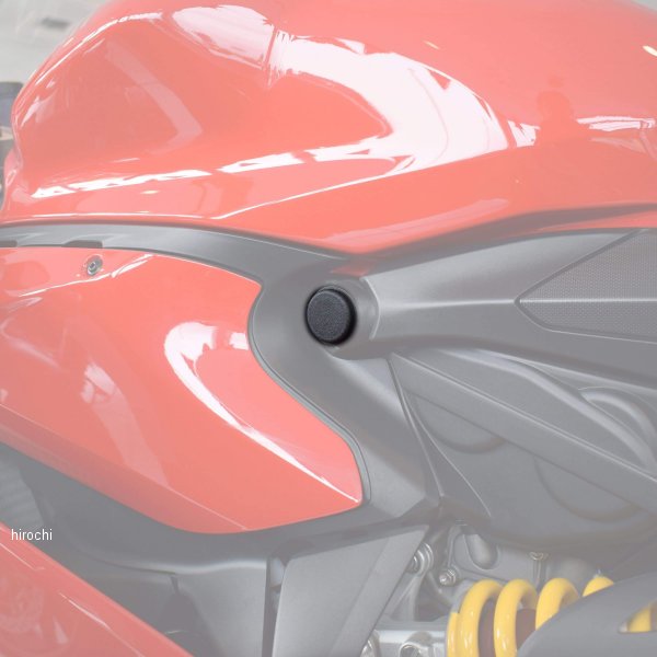 089501 ピラミッドプラスチック Pyramid Plastics フレームエンドキャップ 16年-20年 ドゥカティ 959 Panigale 黒