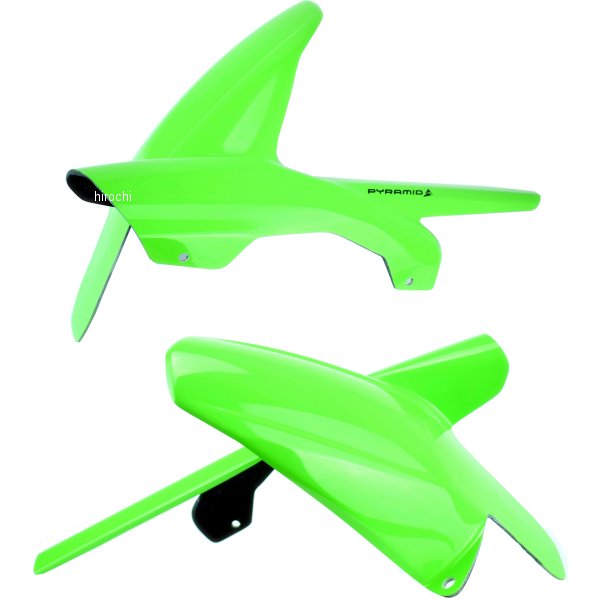 073020D ピラミッドプラスチック Pyramid Plastics ハガー 08年-13年 ニンジャ300 グリーン