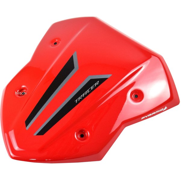 22205R ピラミッドプラスチック Pyramid Plastics フライスクリーン 21年-22年 Tracer9 GT 赤