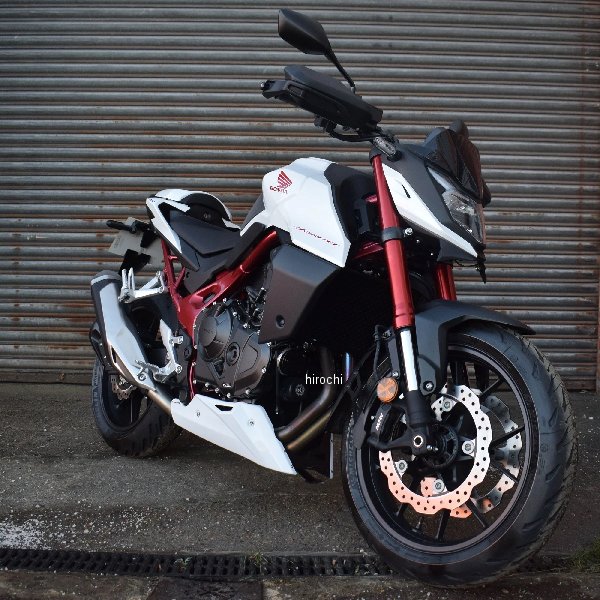 21055M ピラミッドプラスチック Pyramid Plastics ラジエターサイドカウル 22年- CB750 Hornet マットブラック