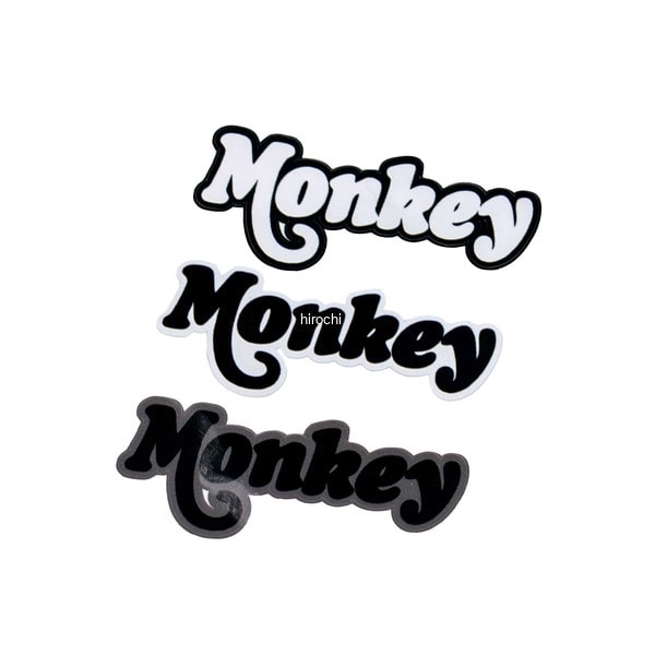 BRA0127 ピラミッドプラスチック Pyramid plastics デカール ロゴ Monkey125 ブラック