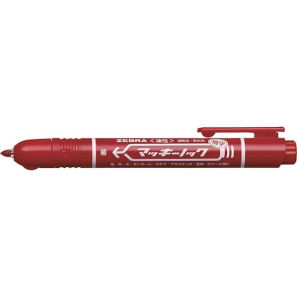 PYYSS6R 855-2153 ゼブラ(株) ゼブラ マッキーノック細字 赤