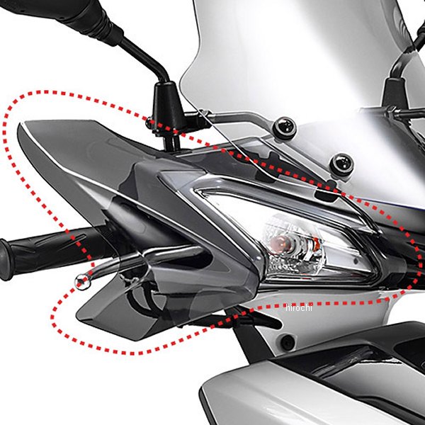 Q5K-YSK-119-R01 ワイズギア Y'S GEAR ナックルバイザー 19年以降 シグナスX スモーク