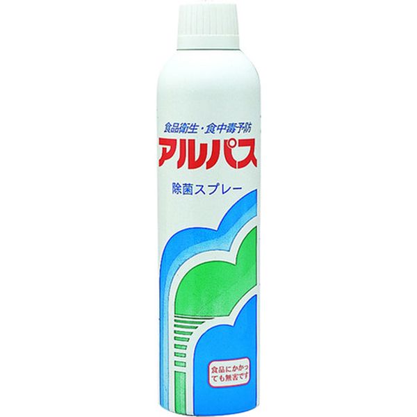 QC01 118-4000 横浜油脂工業(株) Linda アルパス 355ml 厨房用除菌スプレー(1443)