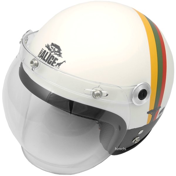 QP-2 リード工業 ヘルメット ストリートアリス ロージェット レディース アフリカ フリーサイズ (55cm-57cm未満)