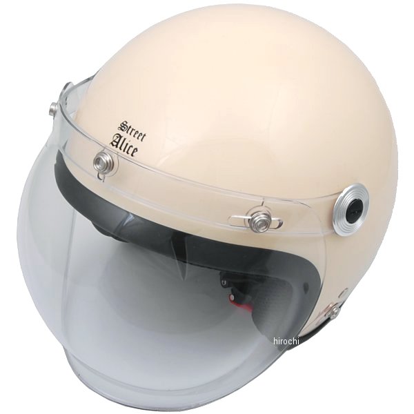 QP-2 リード工業 ヘルメット ストリートアリス ロージェット レディース アイボリー フリーサイズ (55cm-57cm未満)