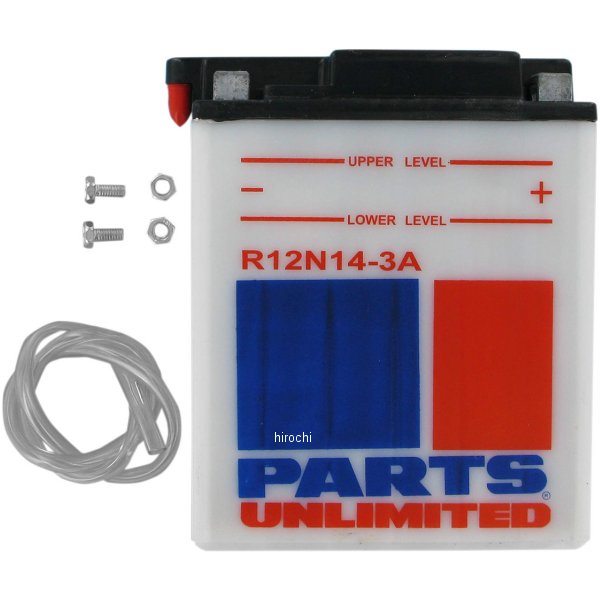R12N14-3A パーツアンリミテッド Parts Unlimited 液別 バッテリー 開放型 12V Y12N14-3A