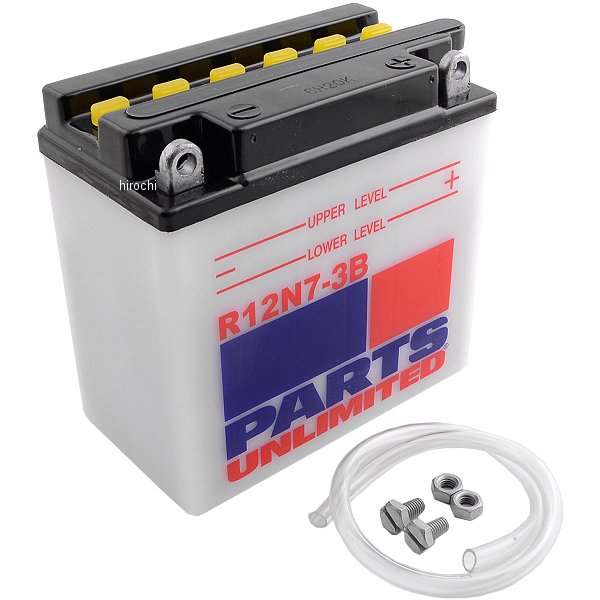 R12N7-3B パーツアンリミテッド Parts Unlimited 液別 バッテリー 開放型 12V Y12N7-3B