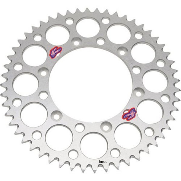 R191-50 191U-420-50GESI レンサル RENTHAL リア スプロケット 50T/420 88年以降 KX100、KX85、KX80 アルミ シルバー