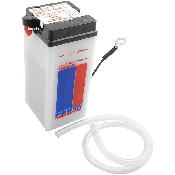 R6N4A-4D パーツアンリミテッド Parts Unlimited 液別 バッテリー 開放型 6V Y6N4A-4D