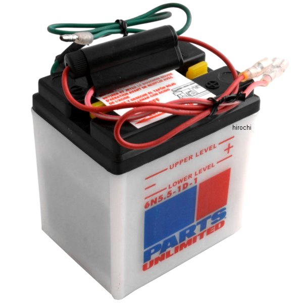 R6N55-1D1 パーツアンリミテッド Parts Unlimited 液別 バッテリー 開放型 6V Y6N5.5-1D1