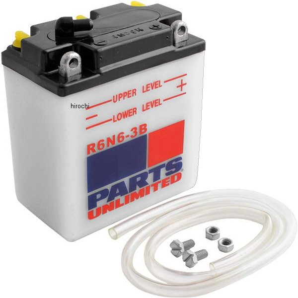 R6N6-3B パーツアンリミテッド Parts Unlimited 液別 バッテリー 開放型 6V Y6N6-3B