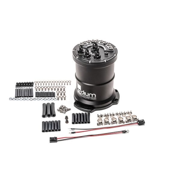 Radium Multi-Pump フューエル Surge Tank Fits Walbro GSS342 / AEM 50-1200 / DW4 (Pumps Not Included)