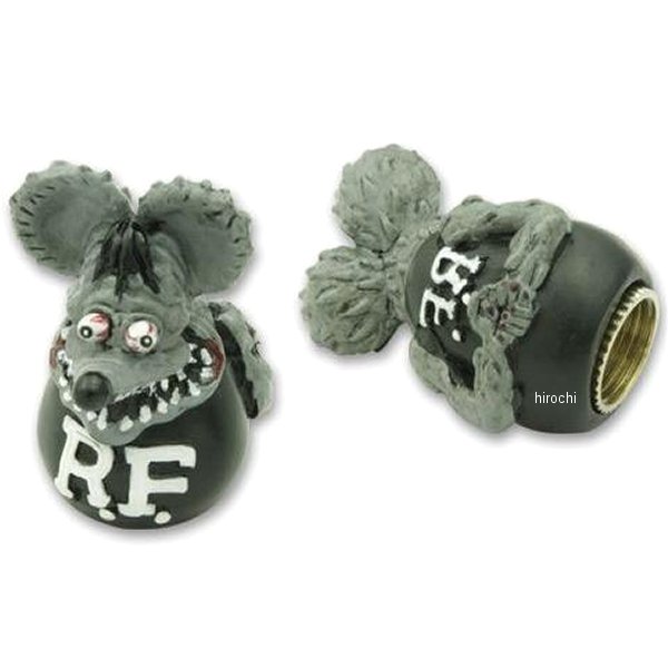 RAF280GY ガッツクローム ラットフィンク バルブキャップセット グレー