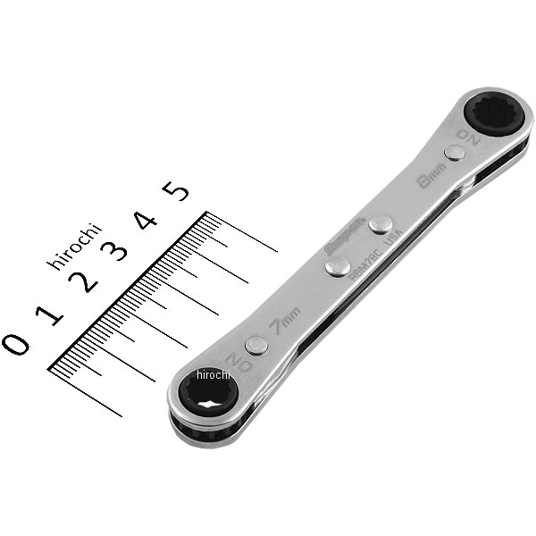 RBM78C スナップオン Snap-on 0°オフセット スタンダード レンチ 12角 7-8mm
