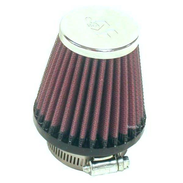 RC-10900 K&N エアフィルター ラウンド テーパー クロームトップ 48φ