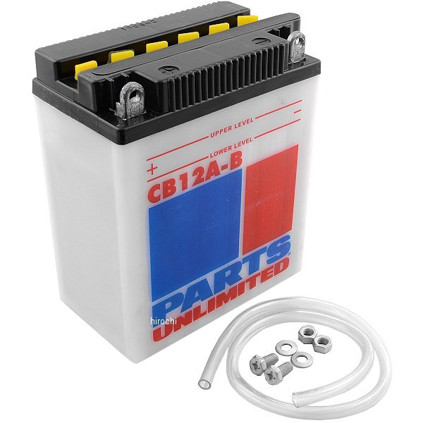 RCB12A-B パーツアンリミテッド Parts Unlimited 液別 耐久バッテリー 開放型 12V YB12A-B