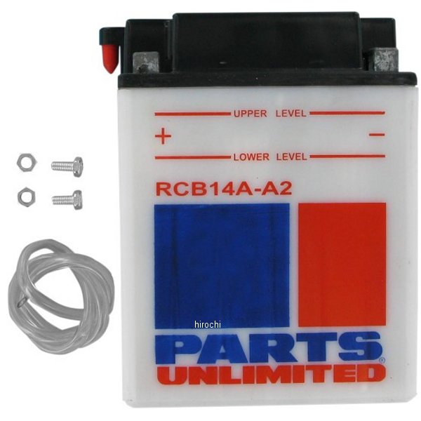 RCB14A-A2 パーツアンリミテッド Parts Unlimited 液別 耐久バッテリー 開放型 12V YB14A-A2