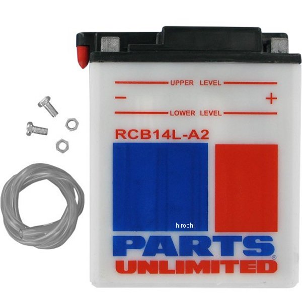 RCB14L-A2 パーツアンリミテッド Parts Unlimited 液別 耐久バッテリー 開放型 12V YB14L-A2