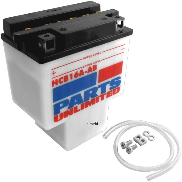 RCB16A-AB パーツアンリミテッド Parts Unlimited 液別 耐久バッテリー 開放型 12V HYB16A-AB