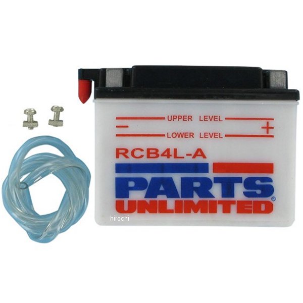 RCB4-LA パーツアンリミテッド Parts Unlimited 液別 耐久バッテリー 開放型 12V YB4L-A