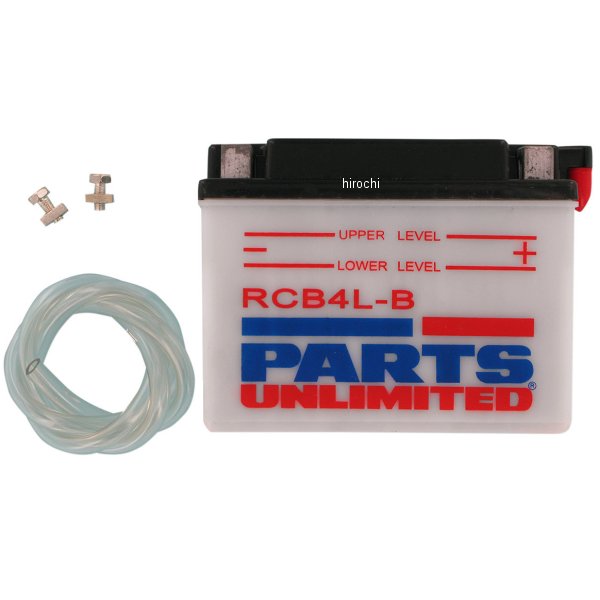 RCB4L-B パーツアンリミテッド Parts Unlimited 液別 耐久バッテリー 開放型 12V YB4L-B