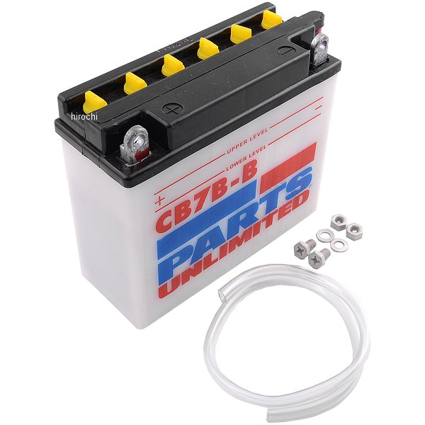 RCB7B-B パーツアンリミテッド Parts Unlimited 液別 耐久バッテリー 開放型 12V YB7B-B