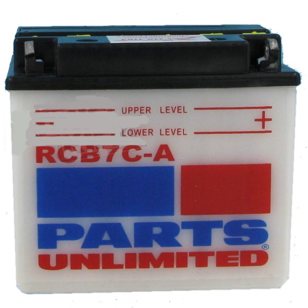 RCB7CA パーツアンリミテッド Parts Unlimited 液別 耐久バッテリー 開放型 12V YB7C-A