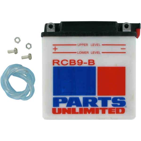 RCB9-B Parts Unlimited 液別 耐久バッテリー 開放型 12V YB9-B