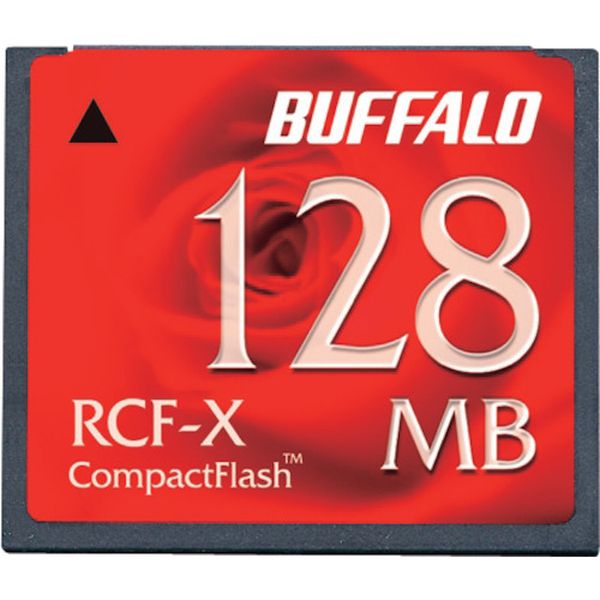 RCFX128MY (株)バッファロー バッファロー コンパクトフラッシュ ハイコストパフォーマンスモデル 128MB