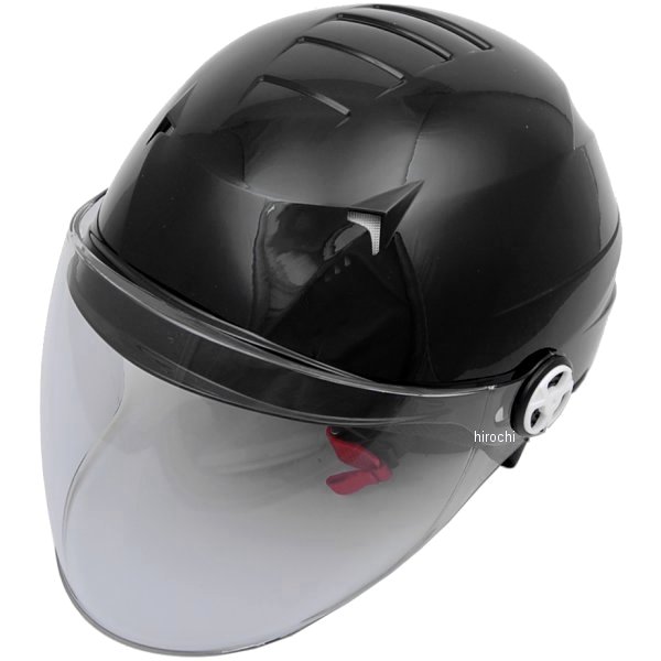 RE-41 リード工業 ヘルメット セリオ 開閉シールド付き 黒 LLサイズ (61cm-62cm)