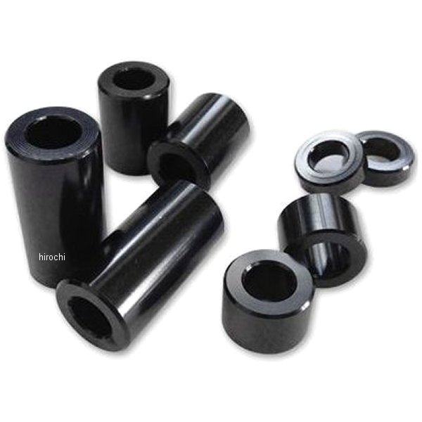 RE2042S ガッツクローム 3/8ボルト用アルミスペーサーセット ブラックアルマイト