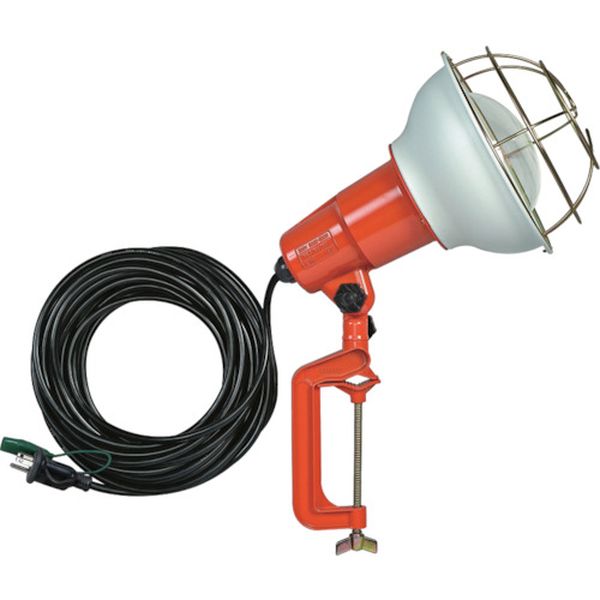 RE310K (株)ハタヤリミテッド ハタヤ 防雨型作業灯 リフレクターランプ300W 100V接地付10m バイス付