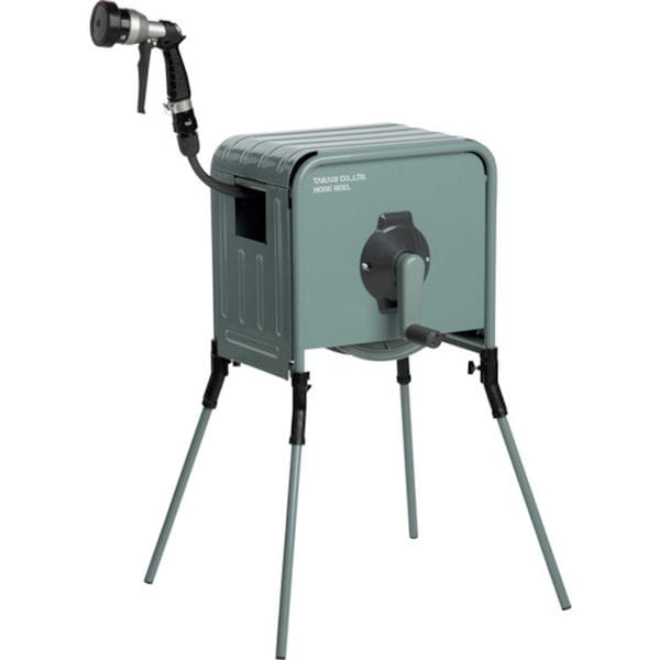 RFC320GY (株)タカギ タカギ ホースリール 金属製ホースリール リフトメタル カバー付き 20m