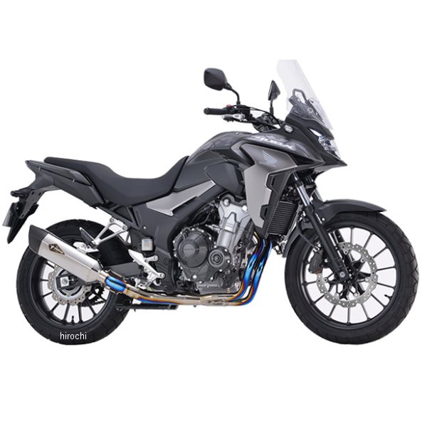 RH43-01ST アールズギア r's gear フルエキゾースト リアルスペック シングル TypeS 17年以降 ホンダ 400X チタンポリッシュ