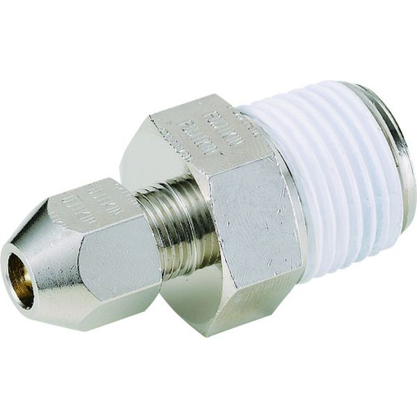 RH6DR 126-4442 (株)フジキン フジキン 黄銅製リングジョイント ハーフユニオンRH-6MM×R1/2
