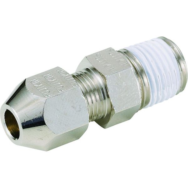 RH8CR 126-4454 (株)フジキン フジキン 黄銅製リングジョイント ハーフユニオンRH-8MM×R3/8