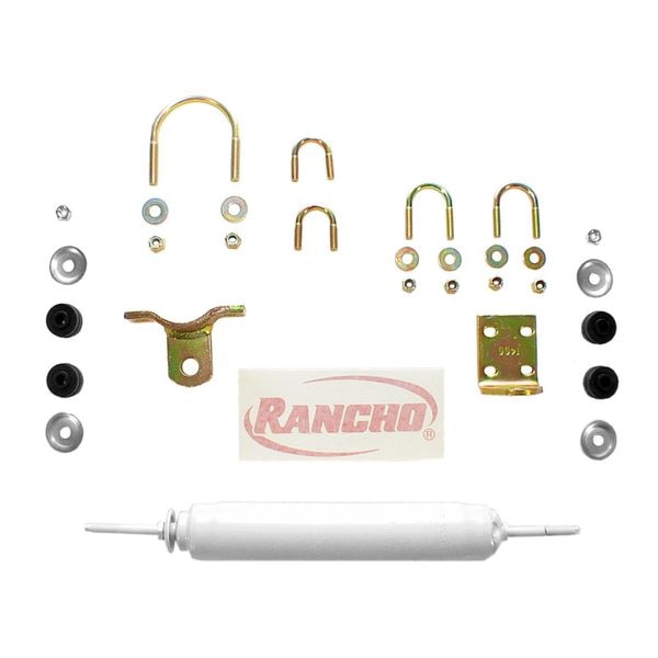 Rancho 59-66 Jeep CJ3 フロント Steering Stabilizer Kit