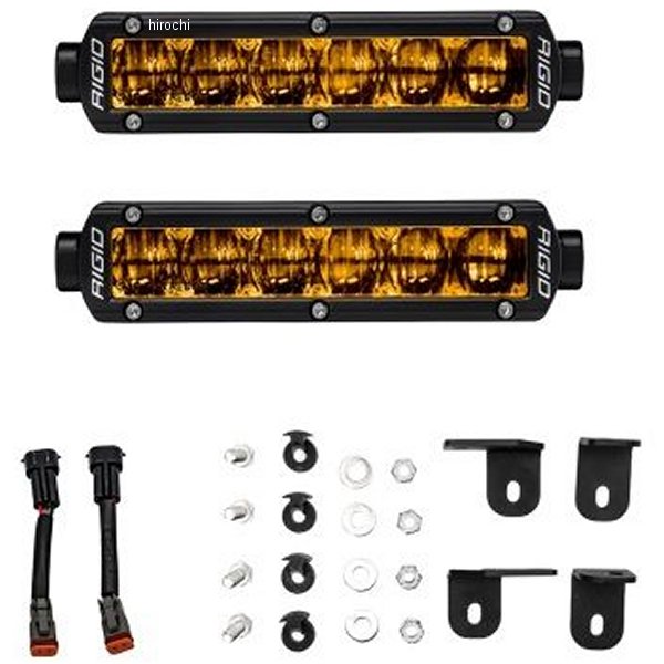 37201 リジッドインダストリー Rigid Industries 6インチ SR セレクティブイエロー フォグライトキット 22年以降 トヨタ タンドラ