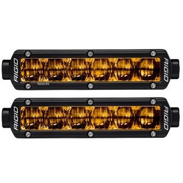 906704 リジッドインダストリー Rigid Industries 6インチ SR Pro Dot / SAE フォグライト ペア セレクティブイエロー