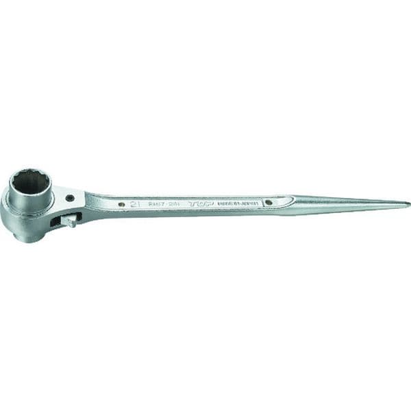 RM17X21NST 168-0224 トップ工業(株) TOP 両口ラチェットレンチ(メッキ仕様)