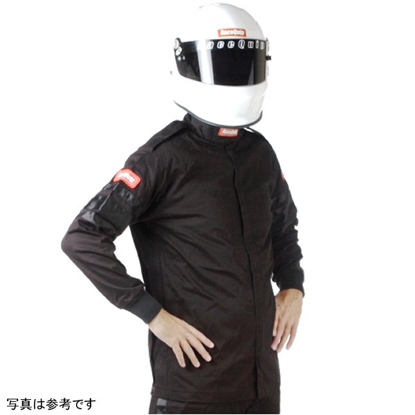 RaceQuip ブラック SFI-1 1-L Jacket - 3XL