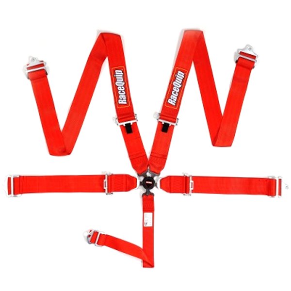 RaceQuip レッド SFI CAMLOCK 5pt PD Lap Seat Belt